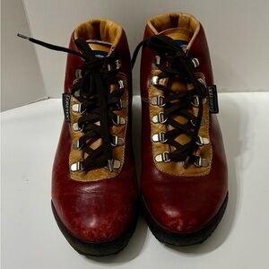 Vasque Skywalker Sundown Red and Tan Hiker Boots